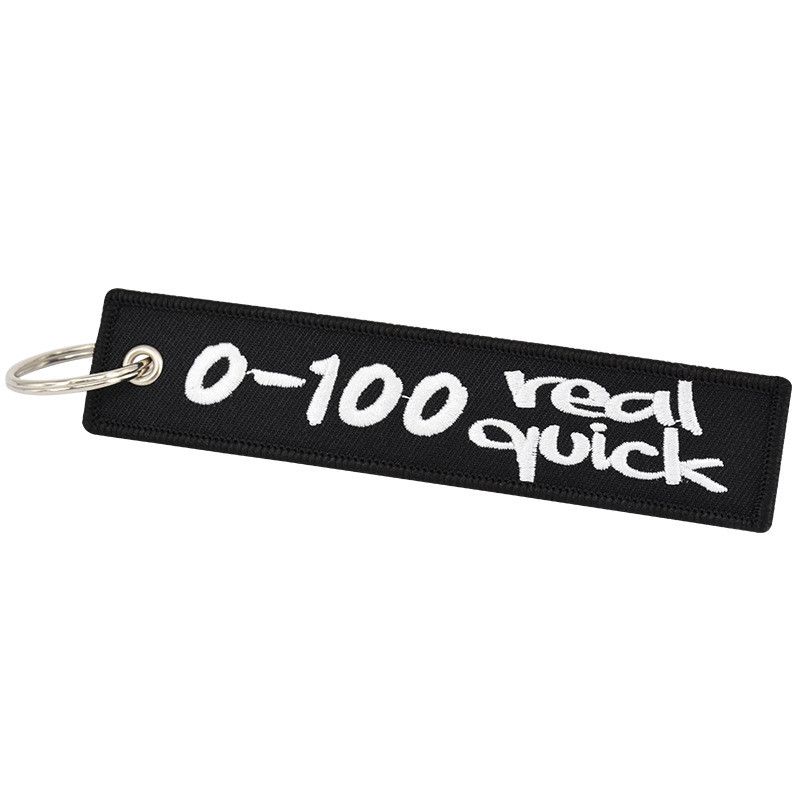 0-100 Real Quick - Motorcycle Keychain