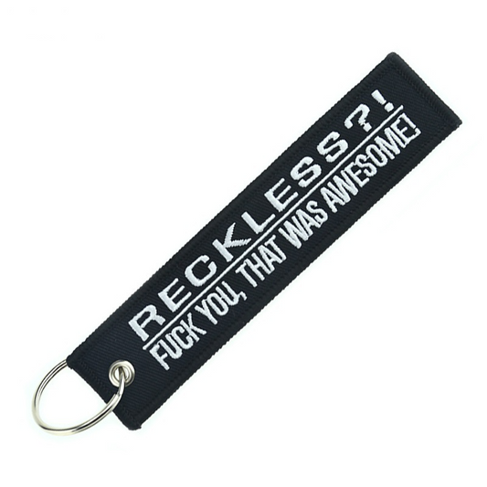 Reckless ? - Motorcycle keychain