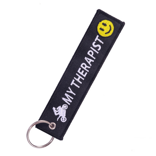 My Therapist - Motorcycle Keychain