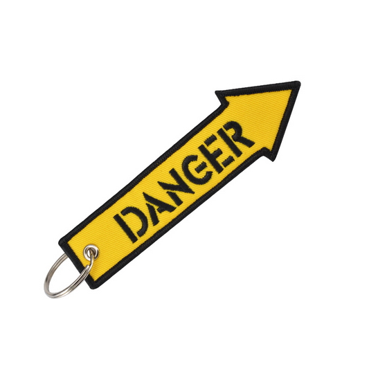 Danger - Motorcycle Keychain