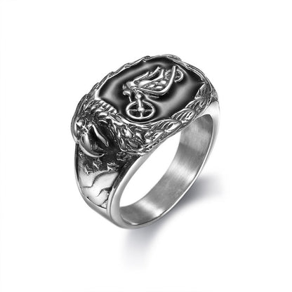 Motorcycle Eagle Ring