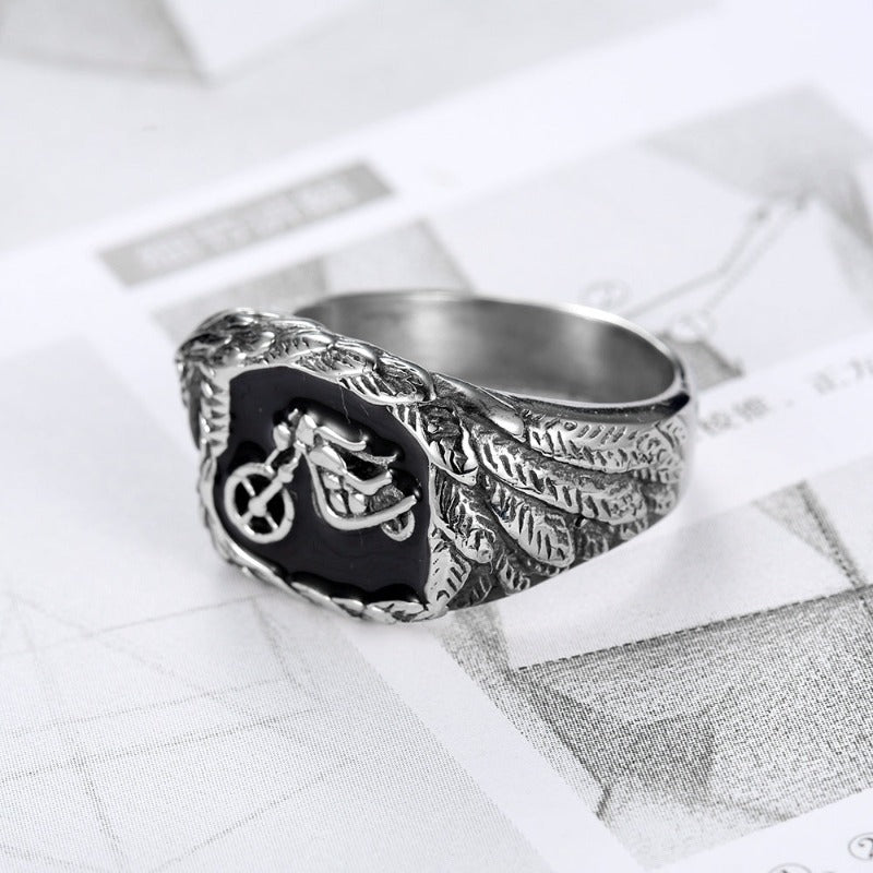 Motorcycle Eagle Ring